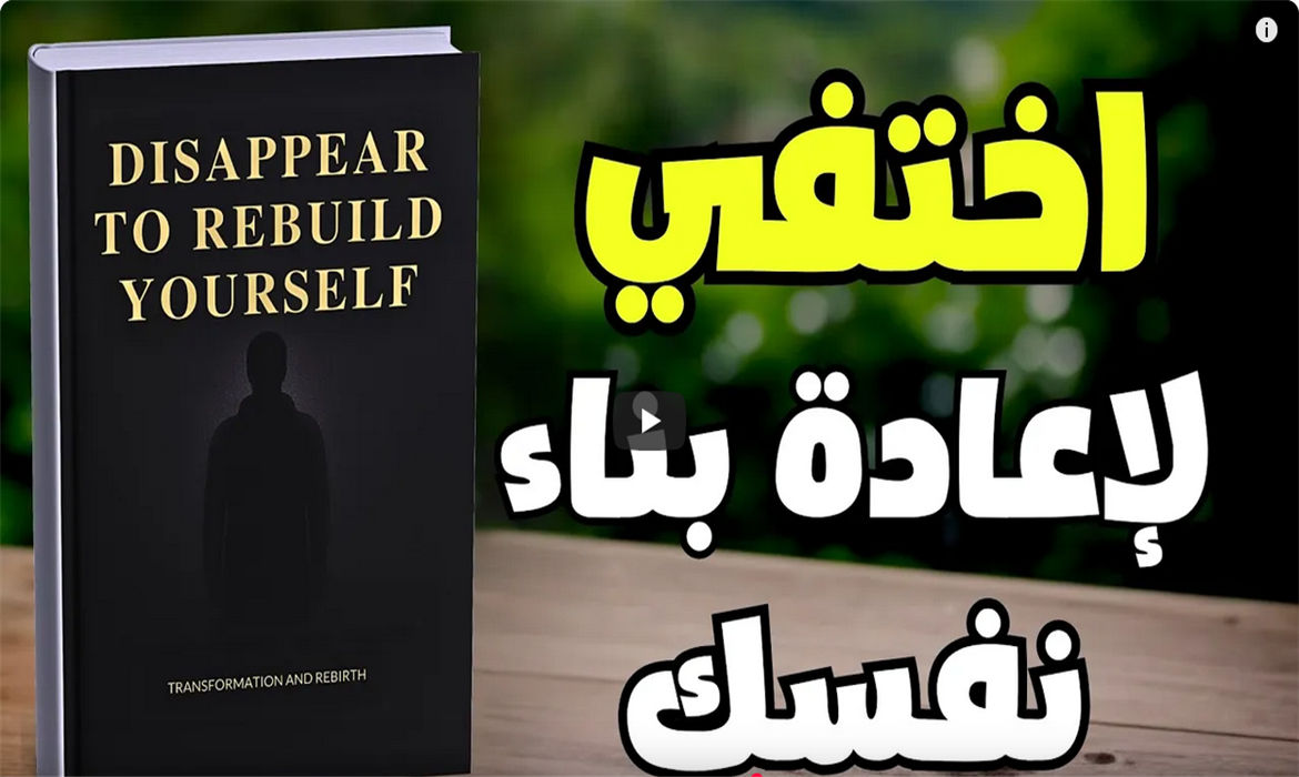  اختفي و أعد بناء نفسك | اصمت واستمع لصوت التغيير | كتاب صوتي 