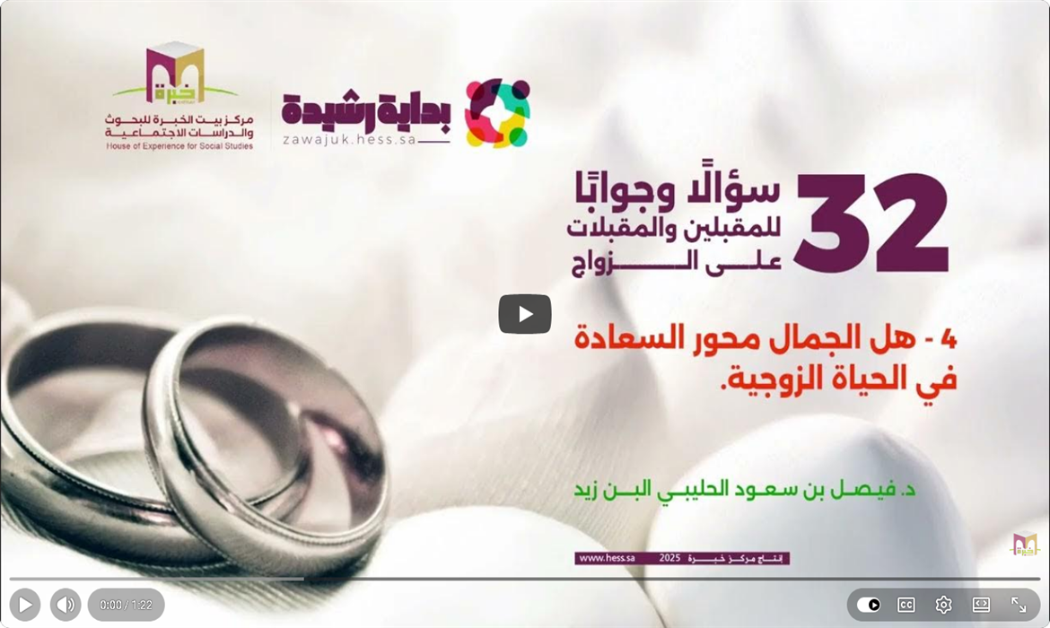 الجمال في الزواج: عنصر مهم أم معيار مضخّم؟