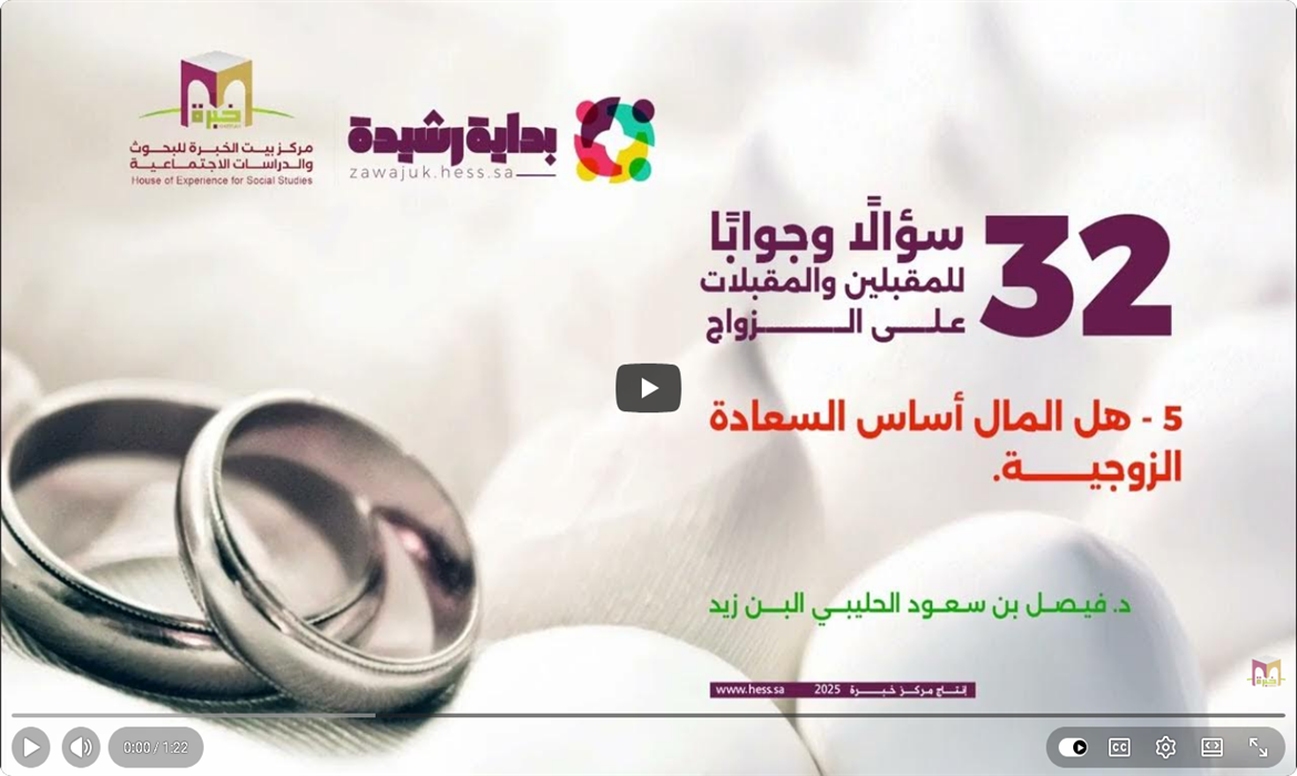 هل المال وحده يصنع السعادة الزوجية؟